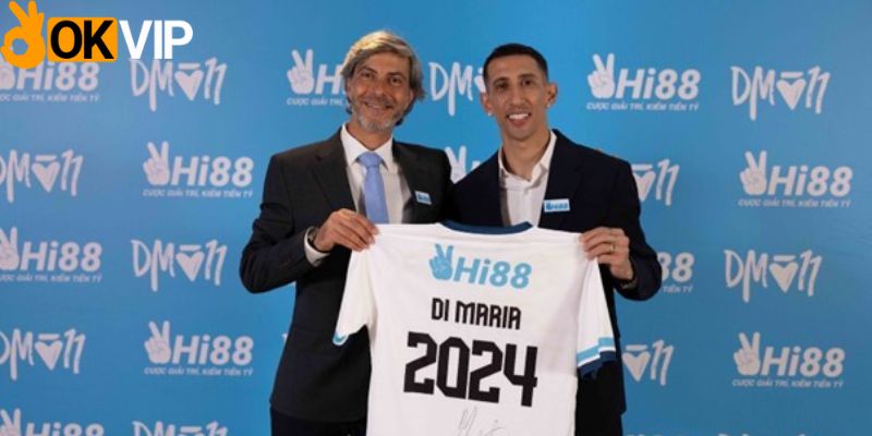 Angel Di Maria hoàn thành buổi ký kết cùng Hi88